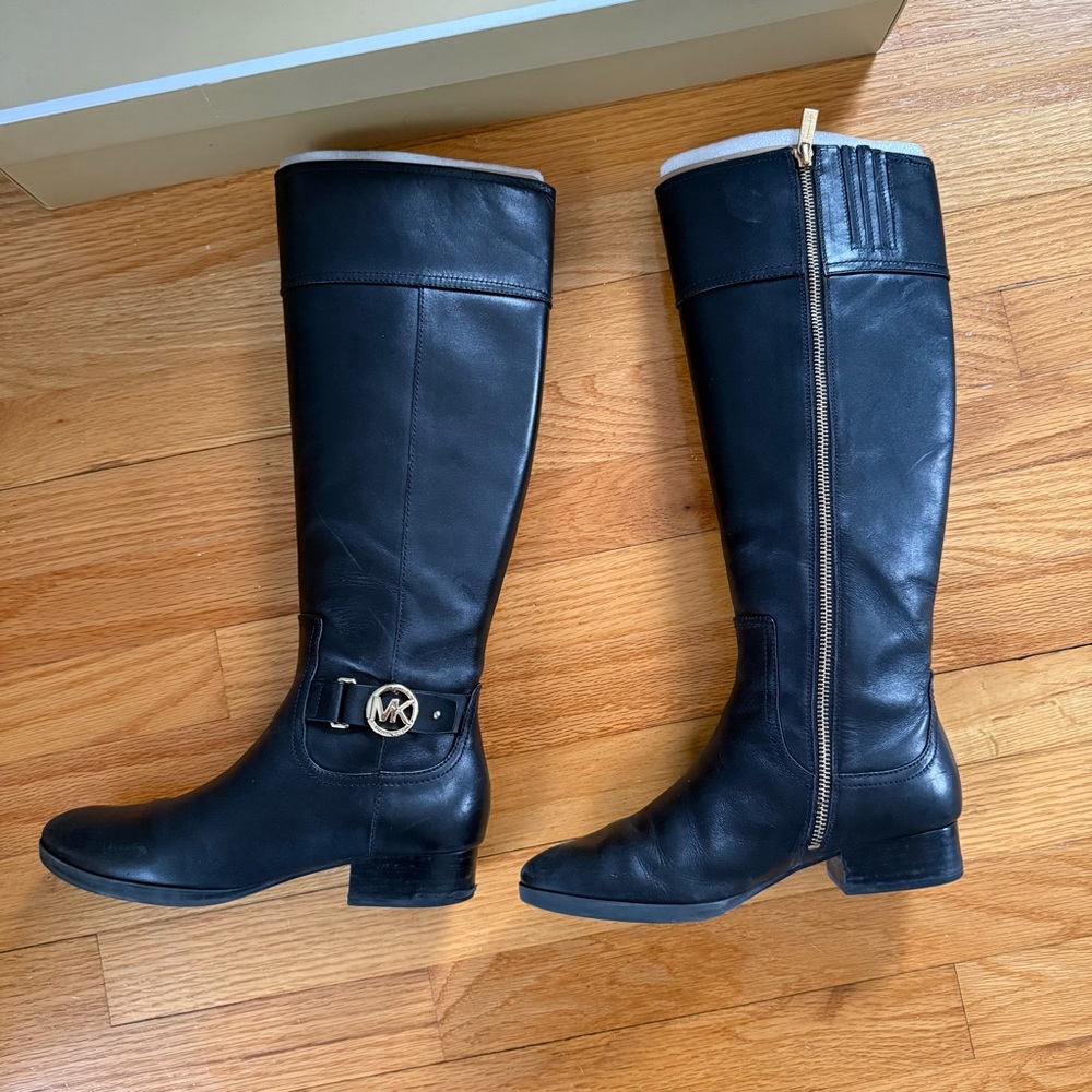 Michael Kors Harland Black Tall Boots